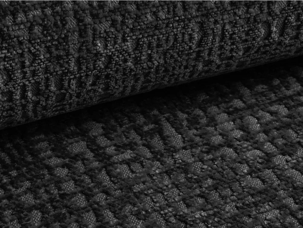 Canapea neagră extensibilă/cu spațiu de depozitare 238 cm Kalena – Makamii