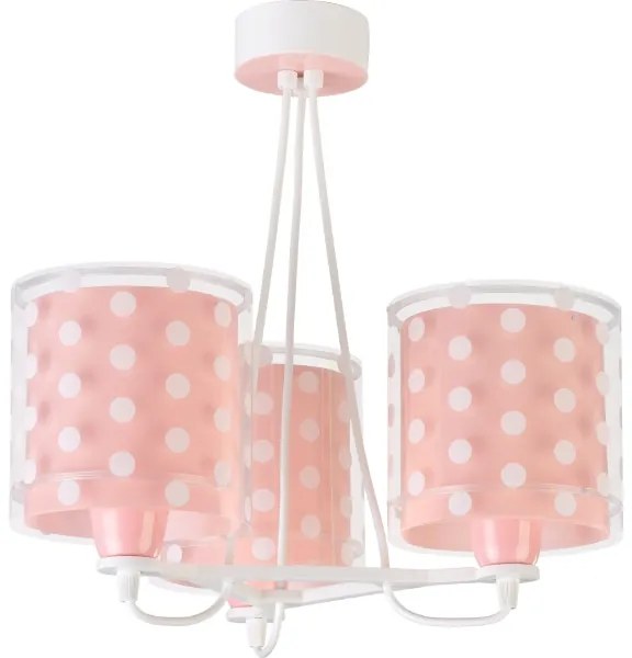 Dalber 41007S - Lustră copii DOTS 3xE27/60W/230V