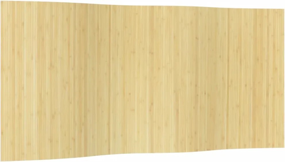 vidaXL Paravan de cameră, natural deschis, lățime 400 cm, înălțime 165 cm, bambus