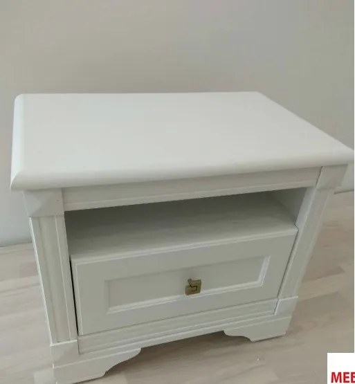 Dormitor Kleo cu Dulap 4 Usi MDF Alb