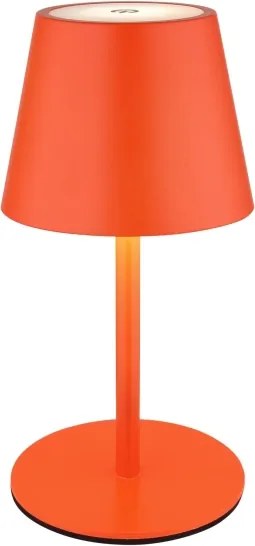 Globo 58488R-LED Lampă de masă VANNIE reglabilă, cu control tactil, reîncărcabilă, pentru exterior, 3W/5V IP54 1800mAh roșie