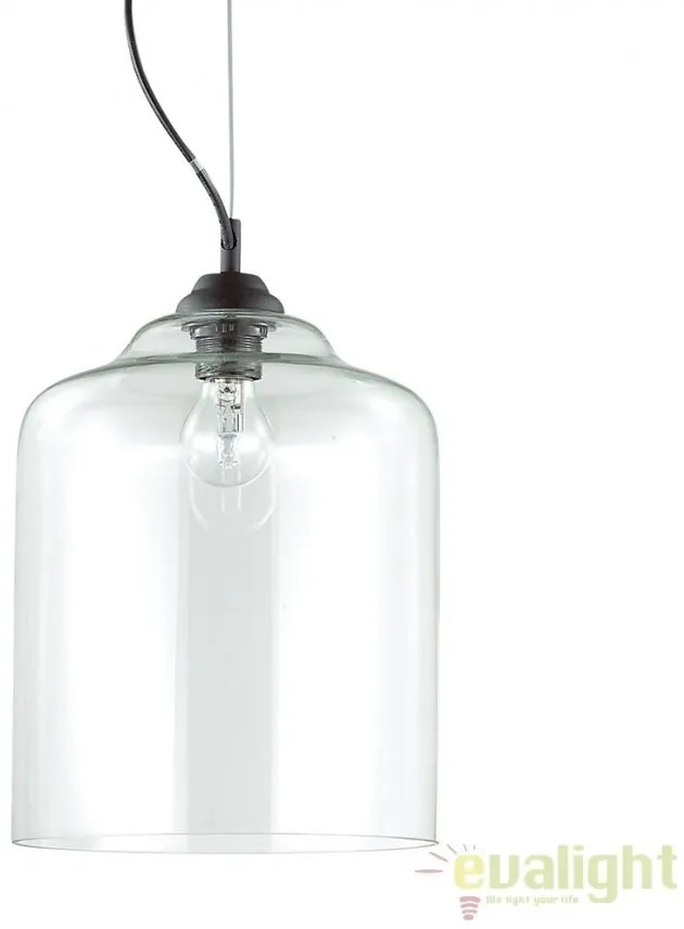 Lustra diametru 24cm, din sticla suflata manual, BISTRO SP1 SQUARE 112305