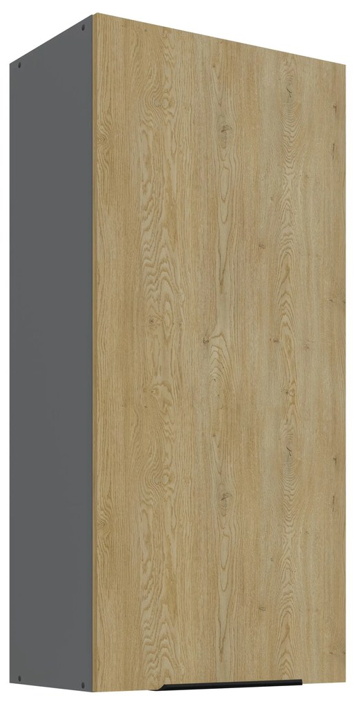 Dulap superior de bucătărie Carminia 50 G-108 1F (stejar cremona + antracit). 1127943