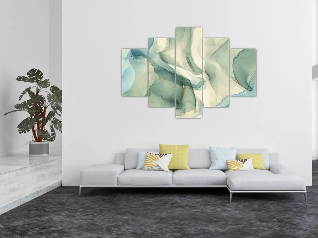 Tablou - Abstract cerneală 3 (150x105 cm)