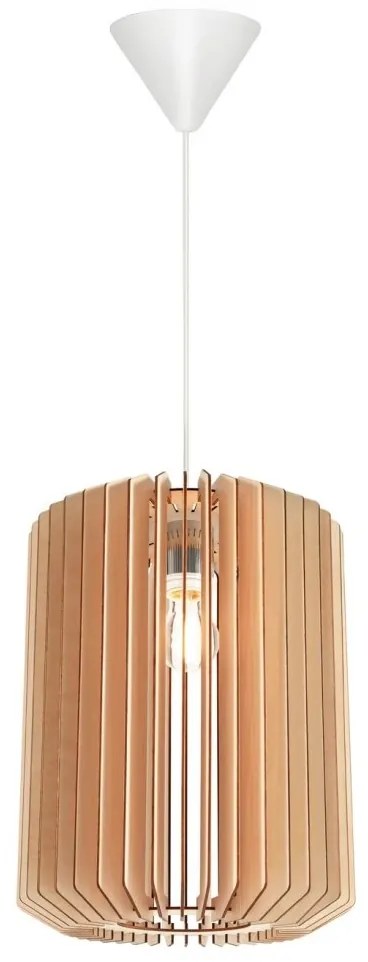 Pendul design modern Asti 30 alb, natur