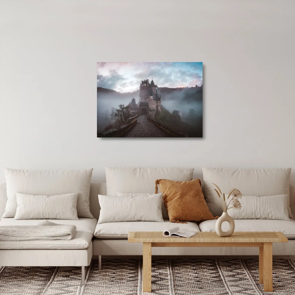 Tablou pe sticlă - Eltz Castle, Germania (70x50 cm)