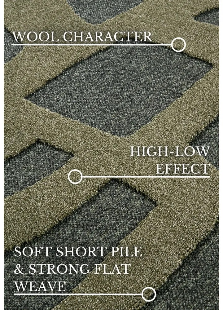 Covor verde din fibre reciclate 160x230 cm Therese – Villeroy&amp;Boch