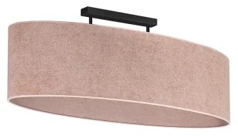 Lustră aplicată Duolla OVAL 2xE27/15W/230V roz