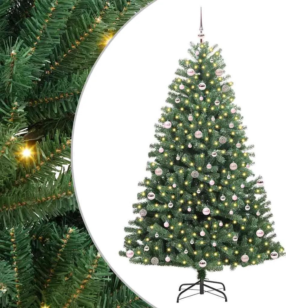 vidaXL Brad de Crăciun artificial cu ramuri articulare Verde 240 cm