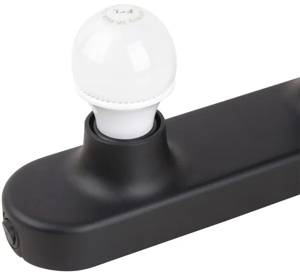 Aplică ONLI HOLLYWOOD 5xE14/6W/230V negru