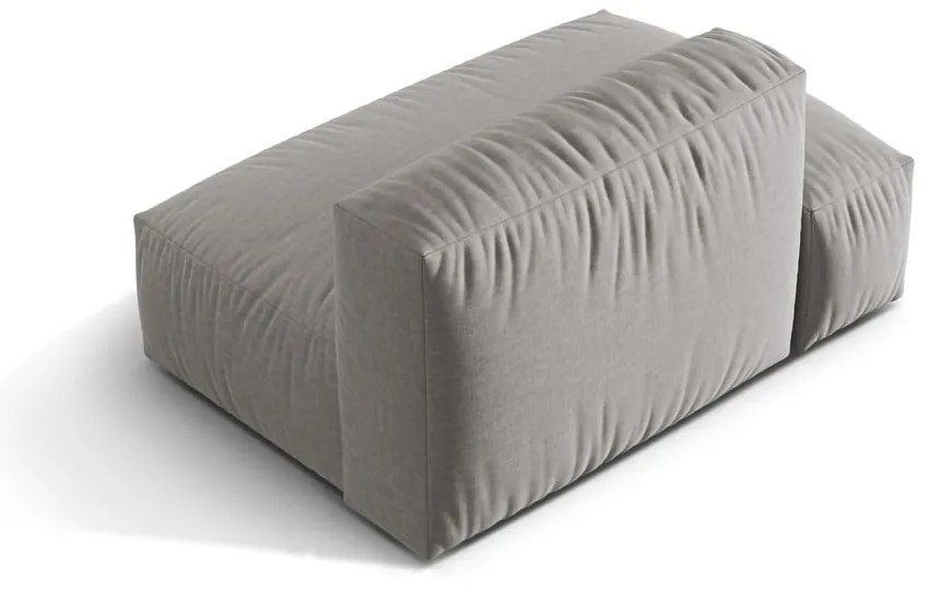 Modul pentru canapea modulară gri deschis (cu colț pe partea stângă ) Martina – Micadoni Home