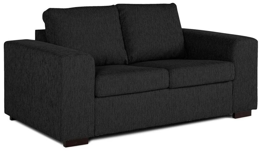 Canapea Scandinavian Choice 894Numărul de locuri: 2, Negru, 172x90x84cm, Picioare: Lemn