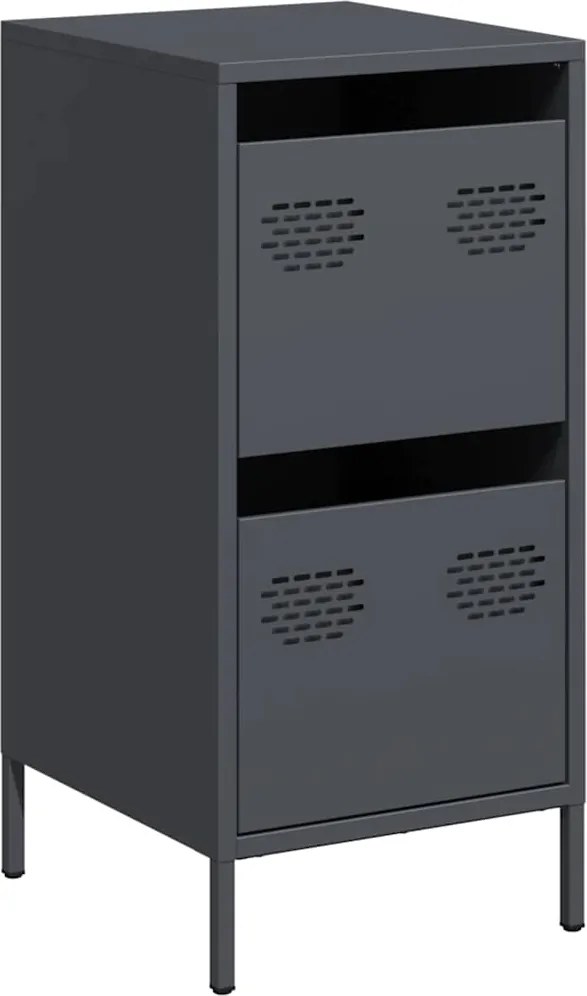 vidaXL Dulap, antracit, 35x39x73,5 cm, oțel laminat la rece