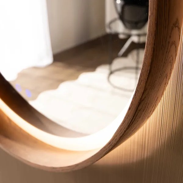 Zuma Line 3123-2-LED Oglindă de baie încălzită 36W/230V 3000/4000/6000K Ø 80 cm IP44