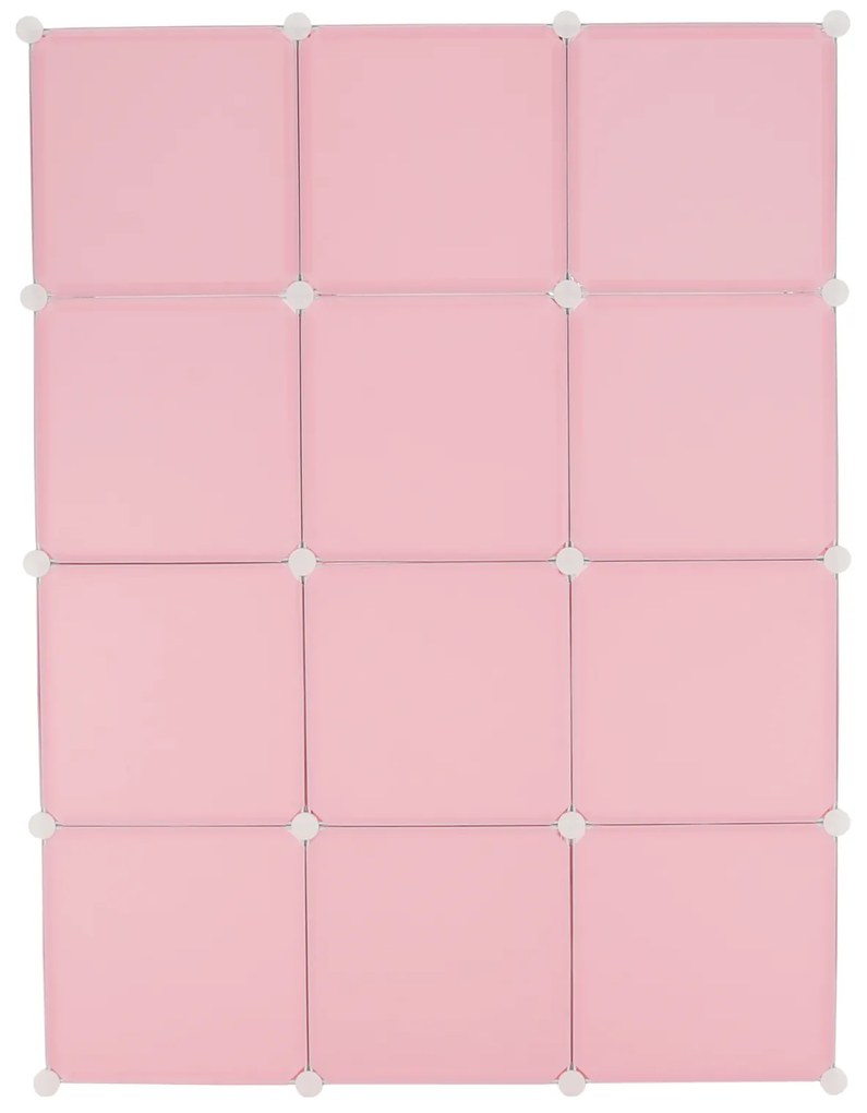 Dulap modular pentru copii, roz  model copii, NURMI