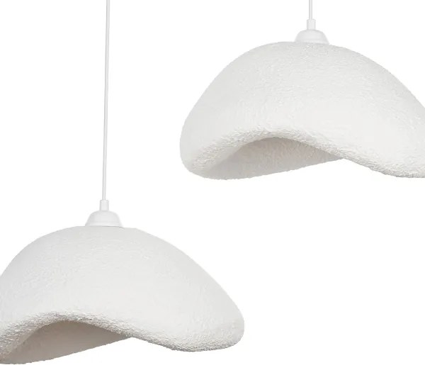 Brilagi - Lampă suspendată pe cablu WABI SABI, 2xE27/40W/230V, Ø 74 cm, albă