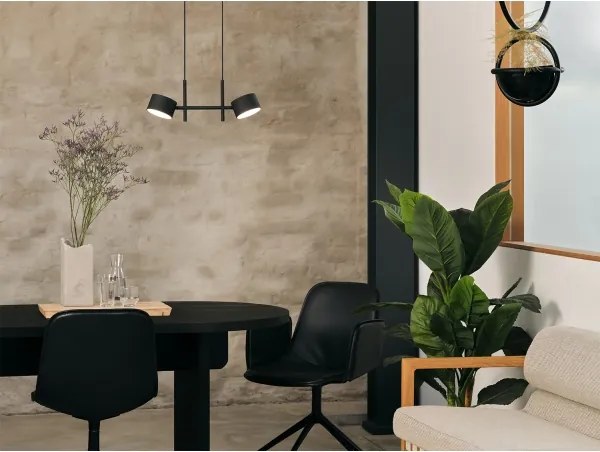 Osram - Lampă suspendată LED dimabilă DECOR KYOTO, 2xLED/10W/230V, negru