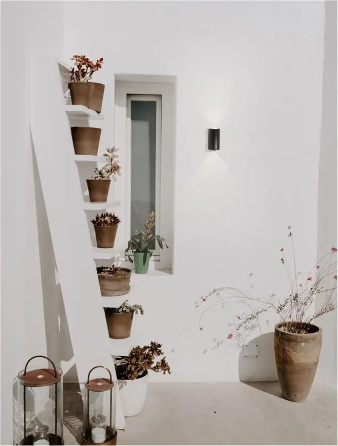 Aplica LED pentru exterior design modern IP54 Azar negru