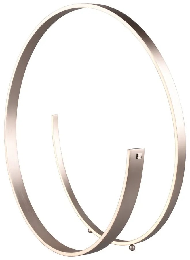 Lampadar gri LED cu control vocal/cu control prin aplicații mobile cu abajur din metal (înălțime 75 cm) Cinardi – CINQUE