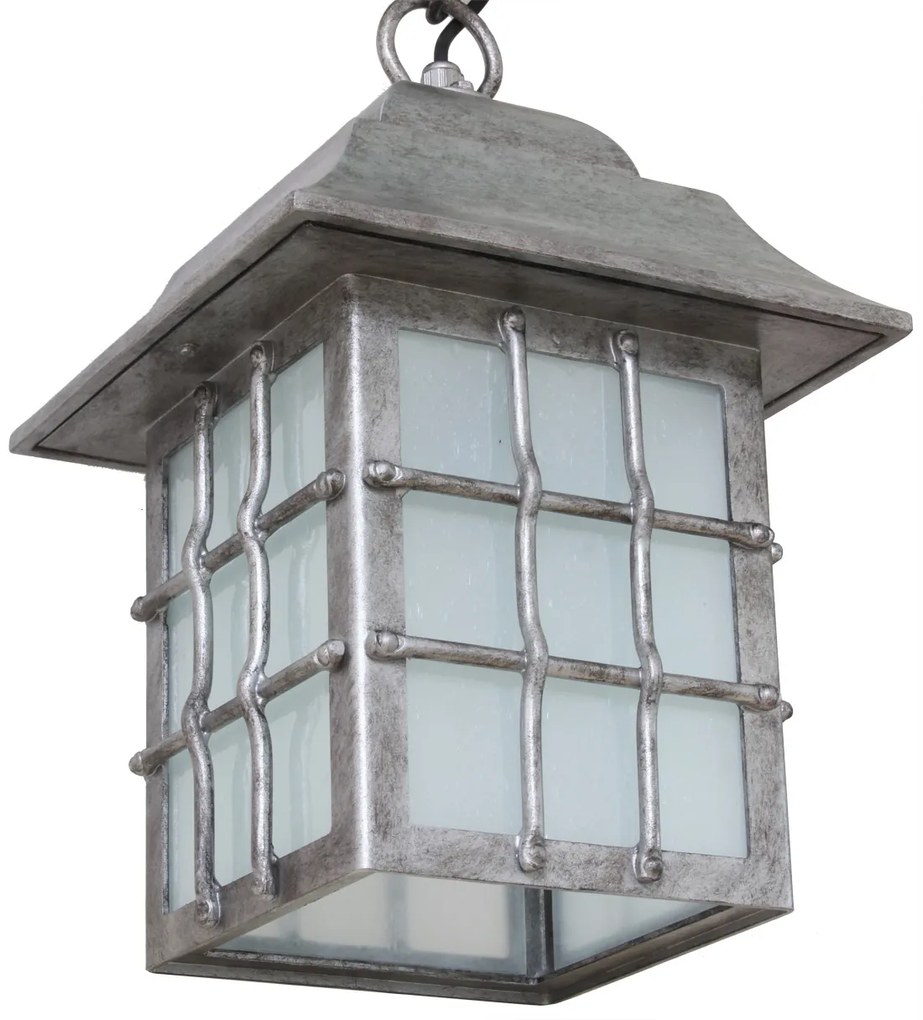 Pendul iluminat exterior din fier forjat, HL 2586