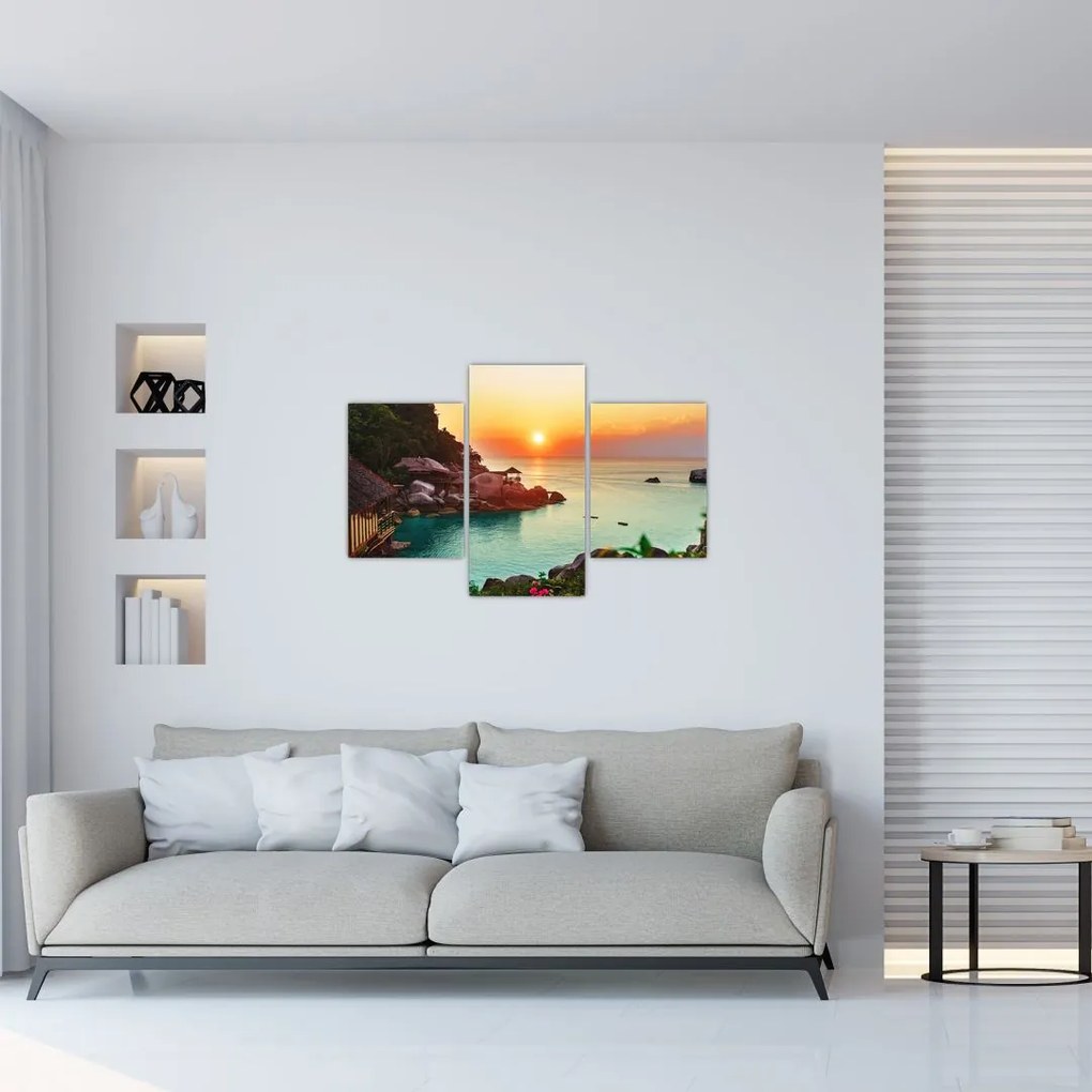 Tablou cu plaja frumoasă (90x60 cm)