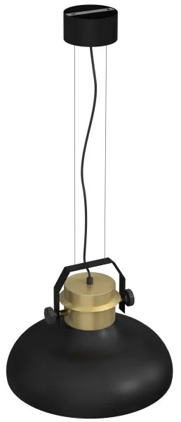 Lustră pe cablu HELSING 1xE27/60W/230V aurie