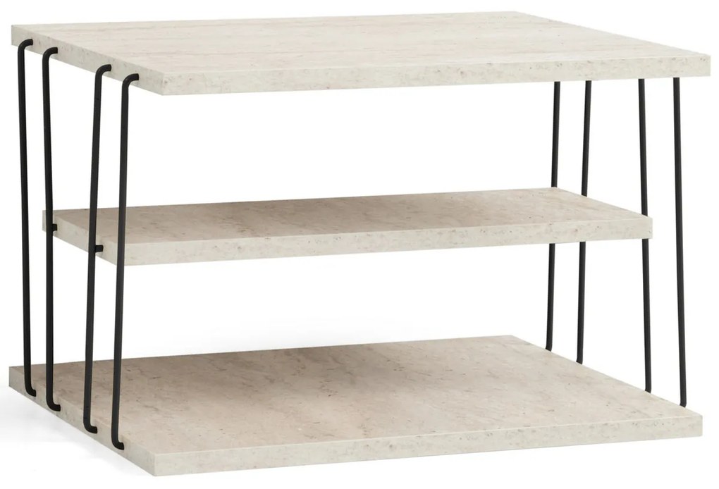 Masă de cafea Lifon Black Travertine