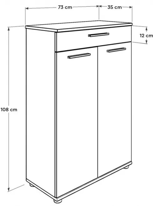 Dulap Pantofi ADR-521-BB-1