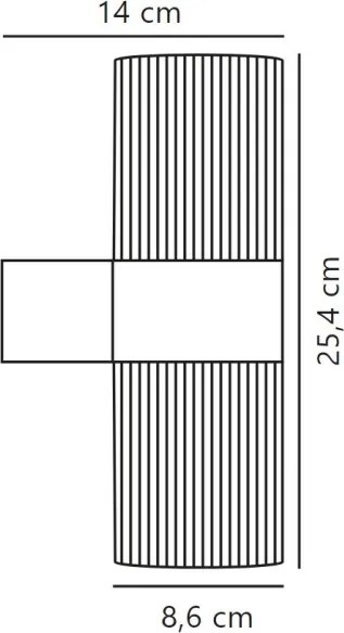 Aplică de exterior Nordlux KYKLOP 2xGU10/25W/230V IP54 maro