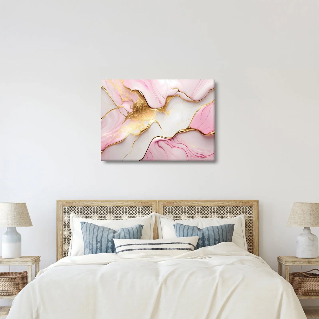 Tablou - Design de marmură (70x50 cm)