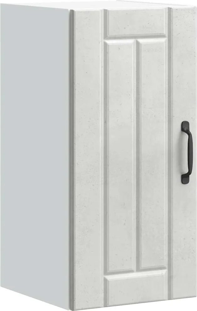 vidaXL Dulap de bucătărie „Lucca” Lemn prelucrat gri beton