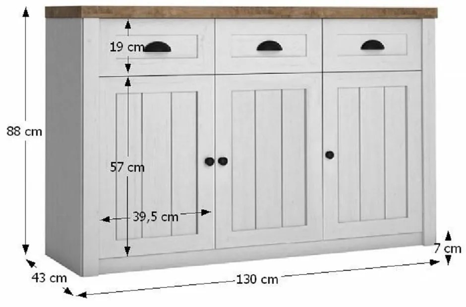 Dulap PROVANCE K3SP, pin andersen