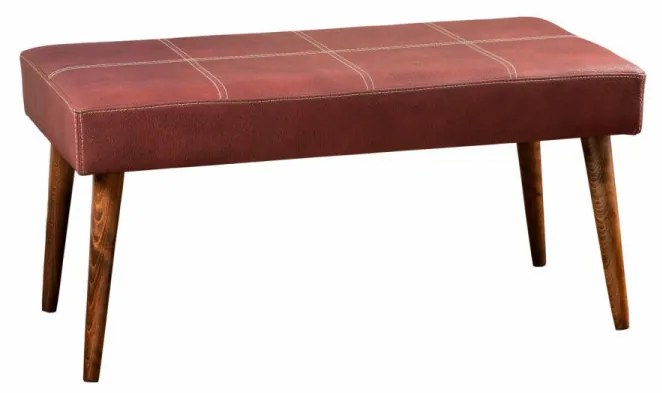 Taburet Fag, Piele Artificiala, Rosu Bordo