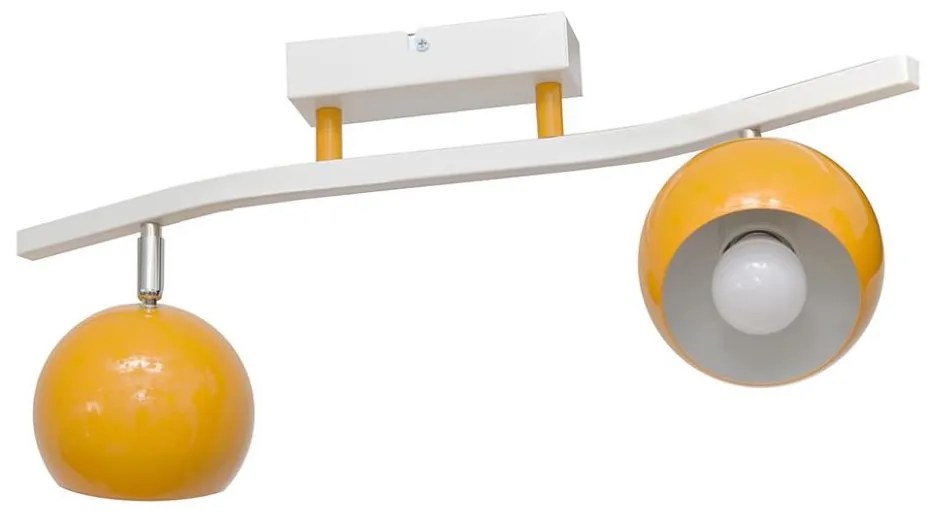 Lampa spot MORRIS 2xE27/15W/230V portocaliu