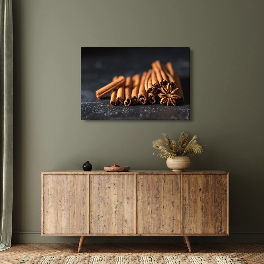 Tablou cu scorțișoară (90x60 cm)