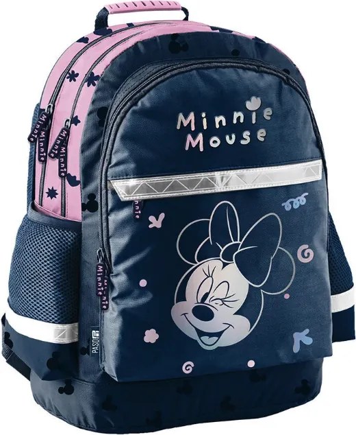 Rucsac școlar + geantă pentru pantofi și penar MINNIE MOUSE