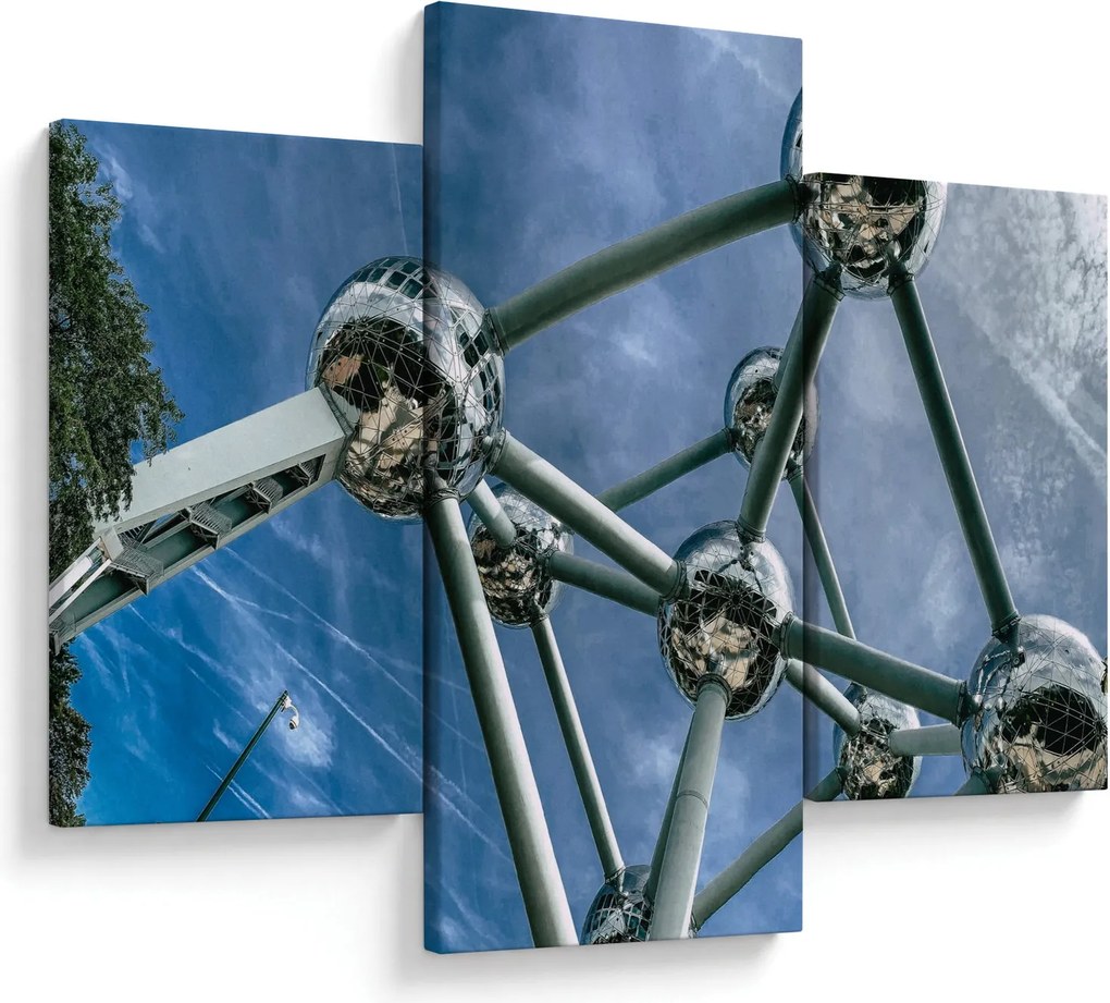 Tablou- atomium la Bruxelles (90x60 cm)