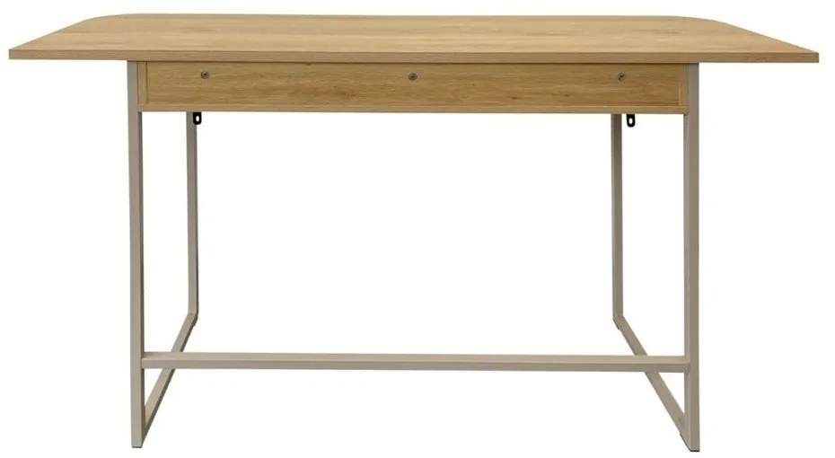 Masă consolă în culoare naturală cu aspect de lemn de stejar 40x140 cm Darlington – Actona