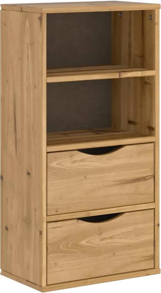 vidaXL Dulap lateral cu sertare „ODDA” 40x24x79 cm lemn masiv de pin