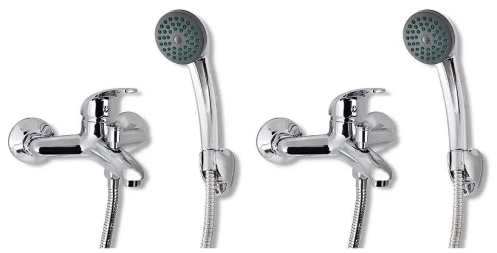 vidaXL Mixer pentru duș, 2 buc.