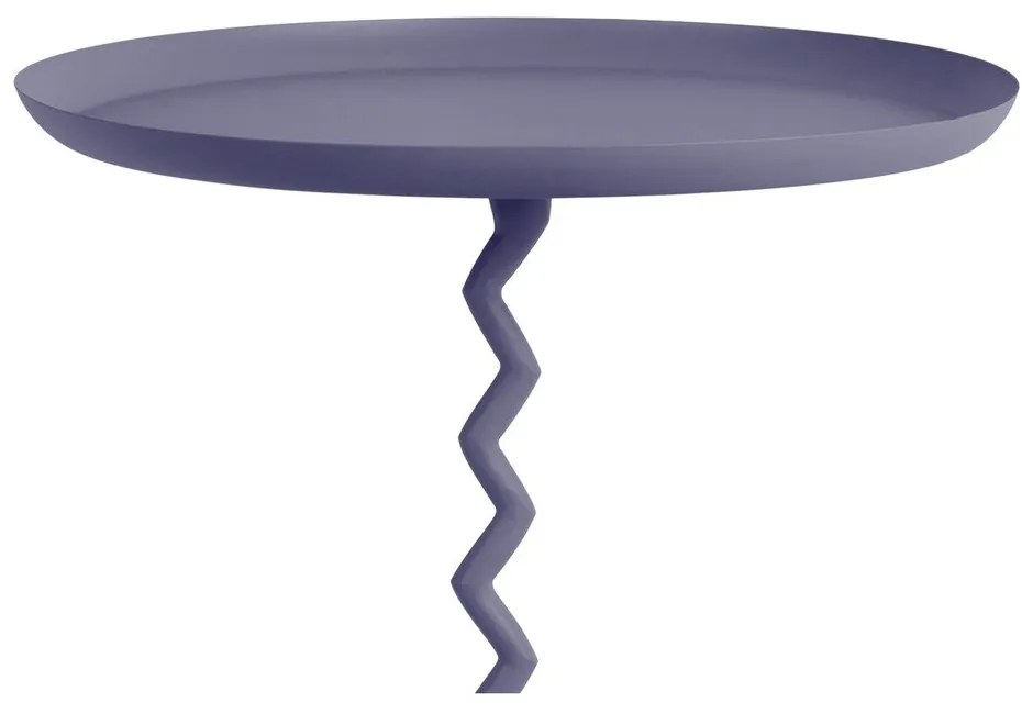 Măsuță auxiliară rotundă din metal ø 44 cm Zig Zag – Leitmotiv