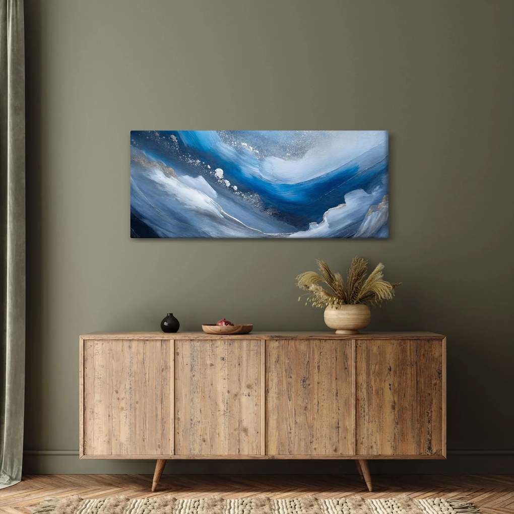 Tablou - Abstractizarea oceanului (120x50 cm)