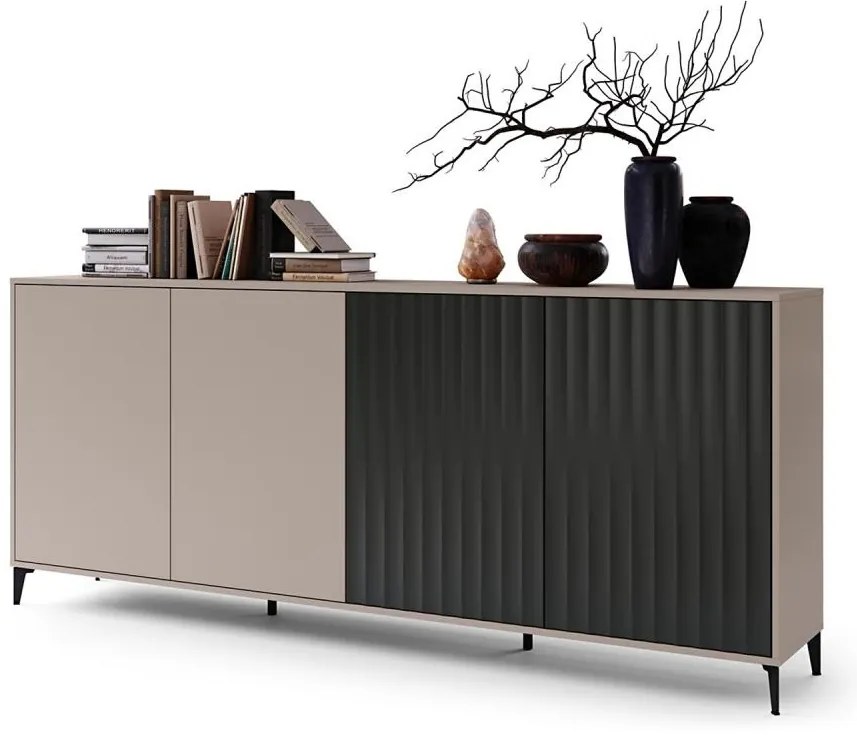 Dulap RONJA taupe/negru