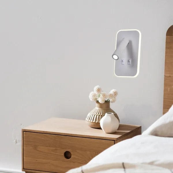 Spot LED de perete IRIS LED/14W/230V 3000K alb