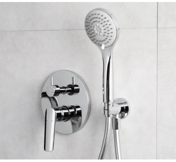 Set de duș cu baterie ascunsă KFA Armatura 5029-501-00 TANZANIT alamă