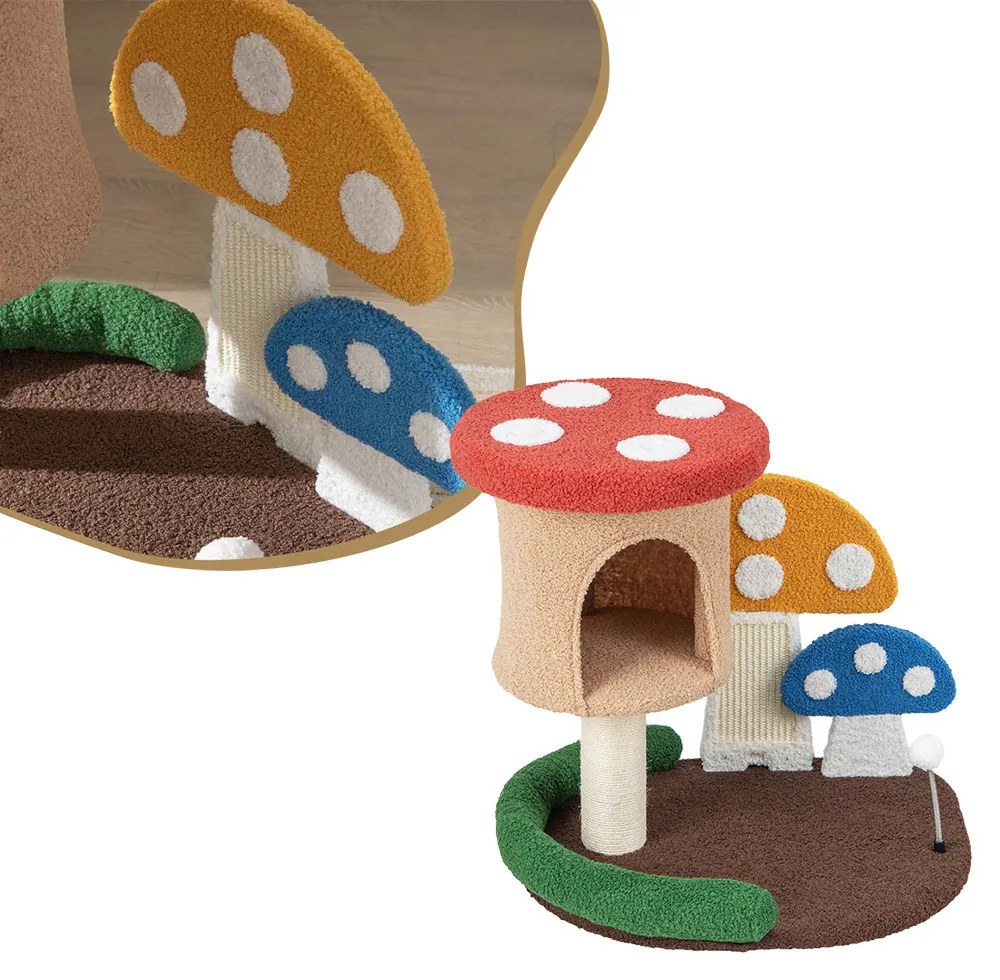 Ciuperca de escaladă pentru pisici