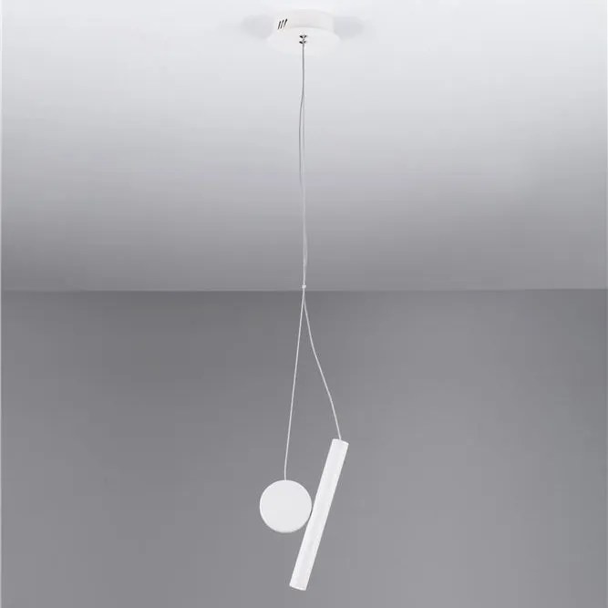 Pendul, Lustra LED design minimalist VERO alb