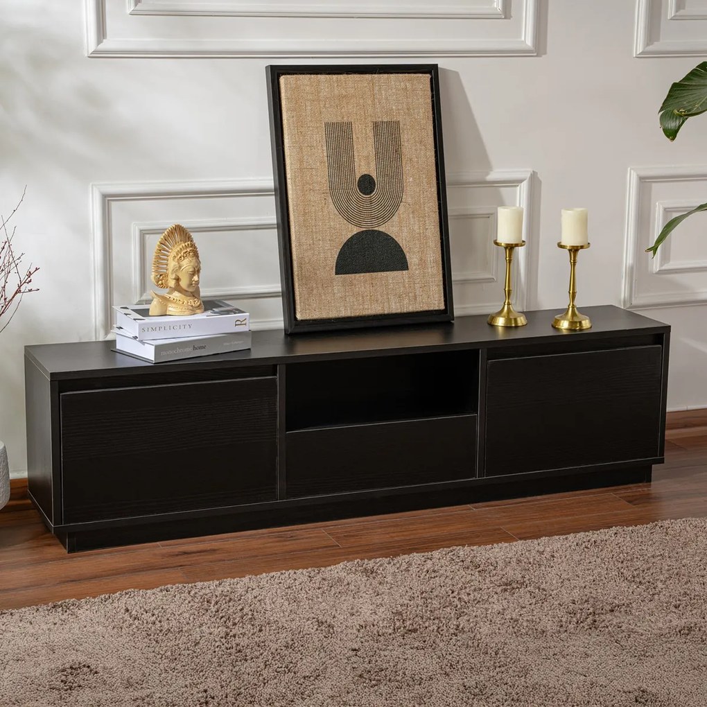 Masă TV Vanguard Wood Negru