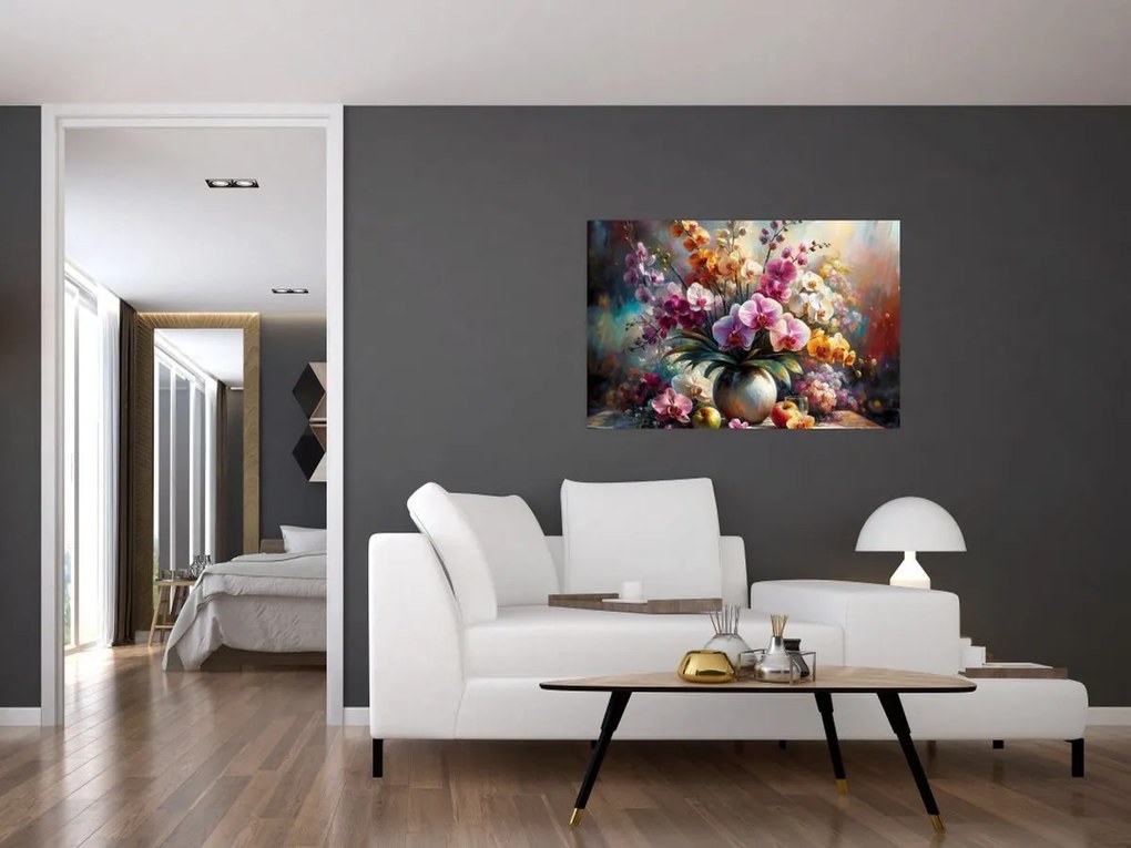 Tablou - Vas de flori II. (90x60 cm)