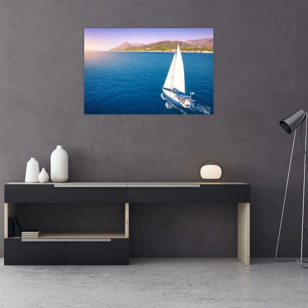 Tablou - Excursie cu navă (90x60 cm)